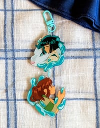 Image 1 of Haku and Chihiro Connecting Charm