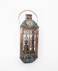 Image 5 of Copper Lantern with French Lace