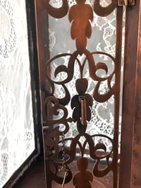 Image 10 of Copper Lantern with French Lace