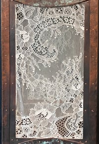 Image 13 of Copper Lantern with French Lace
