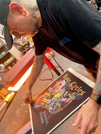 Image 3 of The Phoenix of Arizona Screenprinted Canvas Poster