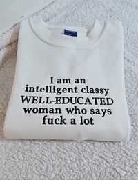 WELL-EDUCATED WOMAN SWEATER