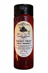 Image 2 of 👑The Armored Kingdom Premium Sweet Heat Hot Honey(12oz)-Sweet & Spicy-Bold Flavor-Rich Taste
