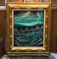 Image 3 of The Flood - original oil painting from "Sorcery: Contested Realm"