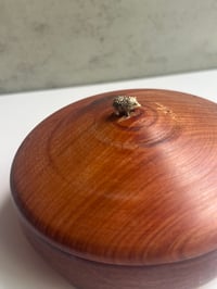 Image 2 of Cider container with sterling silver hedgehog