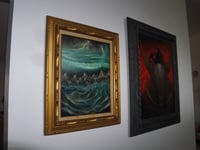 Image 5 of The Flood - original oil painting from "Sorcery: Contested Realm"