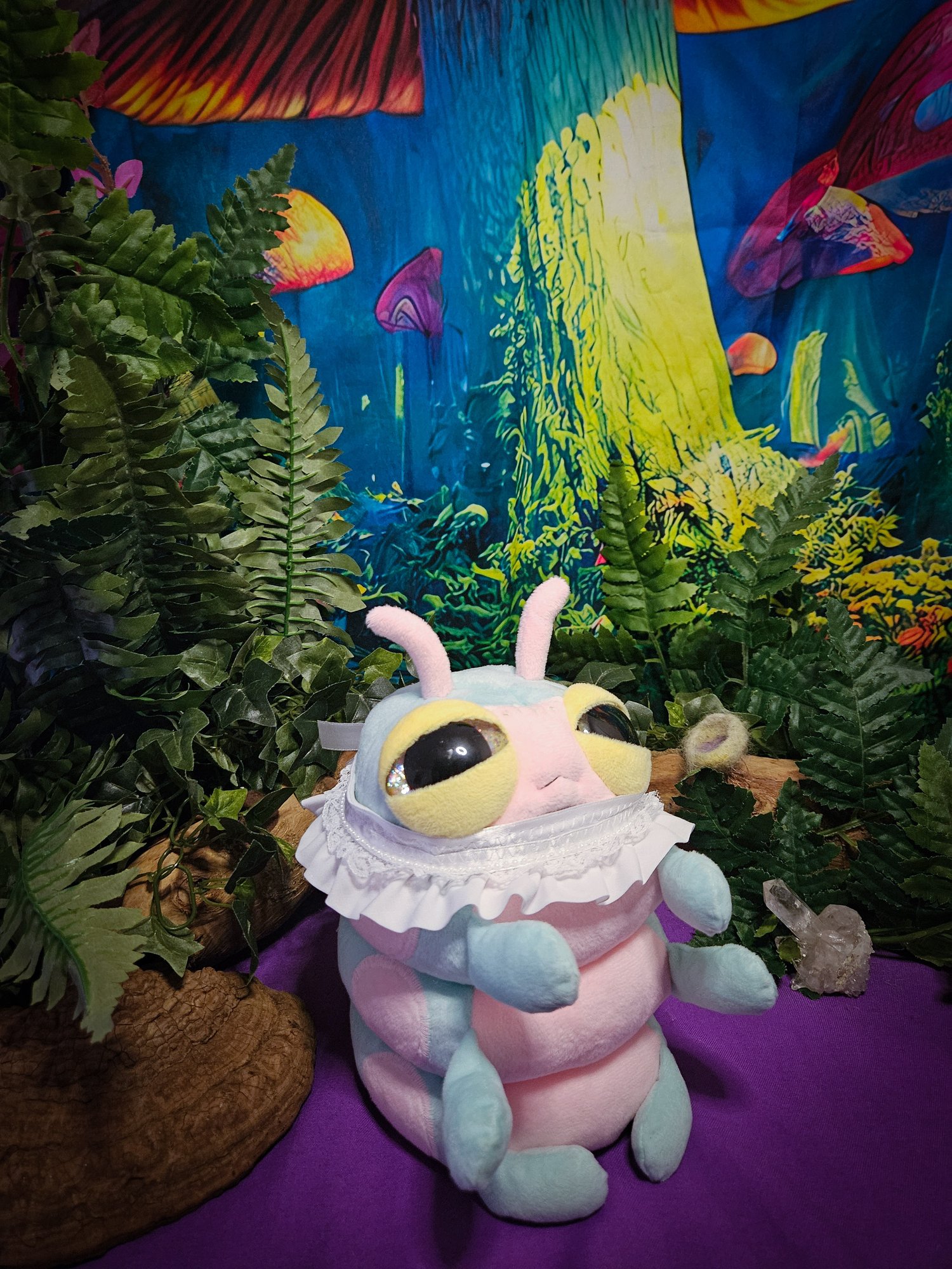 Glow Caterpillar Hatchling! ☆Glows In The Dark!☆ ♡Baby Blue♡