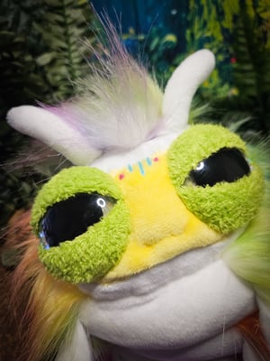 Glow Caterpillar Hatchling! ☆Glows In The Dark!☆ ♡Rainbow Floof!♡