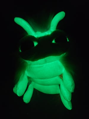 Glow Caterpillar Hatchling! ☆Glows In The Dark!☆ ♡Rainbow Floof!♡