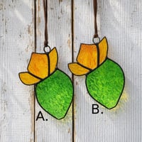 Image 2 of Mini blooming prickly pear suncatcher