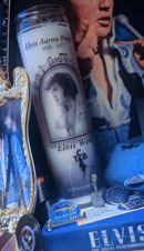 Image 5 of ELVIS - ArtsMemphis Charity Art Project - VIGIL CANDLE 