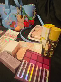 Image 2 of Juicy Couture Viral Sweet Strawberry Tote Makeup Bundle 