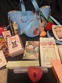 Image 3 of Juicy Couture Viral Sweet Strawberry Tote Makeup Bundle 