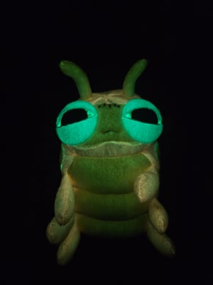 Glow Caterpillar Hatchling! ☆Glows In The Dark!!☆ ♡Strawberry Banana!♡