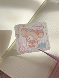 Whimsical Heart die cut sticker 