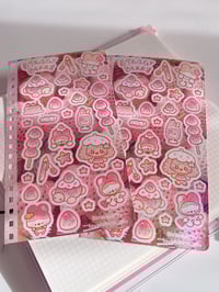 Strawberry tanghulu sticker sheet