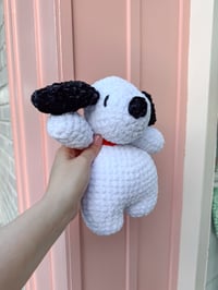 Image 2 of Soup Belly Snoopy Crochet Plushy