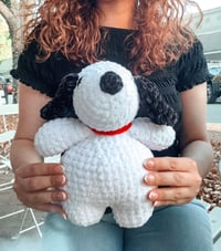 Image 4 of Soup Belly Snoopy Crochet Plushy