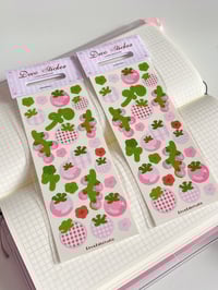 Gingham Tomato deco sticker 