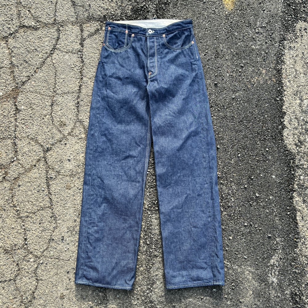 Image of 14oz Wide Leg 5 Pocket Jeans - 32 x 34
