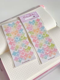 Rainbow sparkle deco sticker
