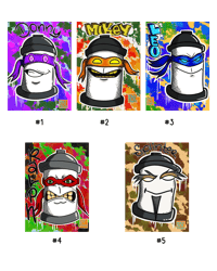 Turtle Cans Photo Card