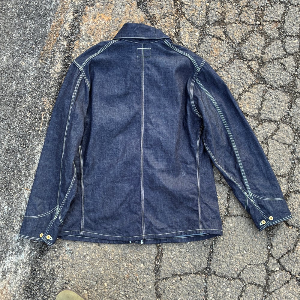 Image of 6 Pocket Chinstrap Chore - Size 44 - 11oz Cone Mills Denim