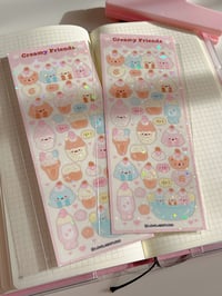 Creamy Friends sticker sheet 