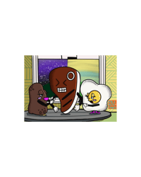 Breakfast or Dinner Photo Card