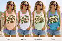 Image 2 of Salty but Sweet – Women’s Beach Tank | Gator Mob Outfitters