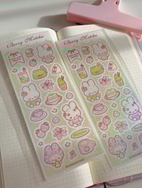 Berry Matcha sticker sheet 