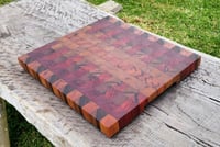 Image 8 of Copy of Spotted Gum End Grain Chopping Board -174