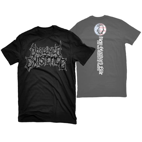 Image of OBSCURED EXISTENCE "CYSTIC INCURSION" LOGO T-SHIRT