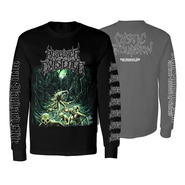 Image of OBSCURED EXISTENCE "CYSTIC INCURSION" LONG SLEEVE