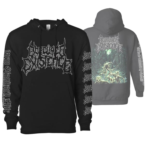 Image of OBSCURED EXISTENCE "CYSTIC INCURSION" HOODIE