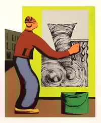 Window Washer Screenprint 