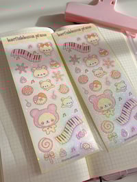 Korilakkuma Piano sticker sheet 