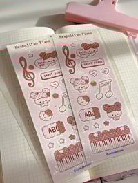 Neapolitan Piano Sticker sheet 