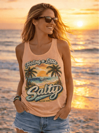 Image 2 of Feeling a Little Salty – Women’s Beach Tank | Gator Mob Outfitters
