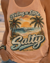 Image 5 of Feeling a Little Salty – Women’s Beach Tank | Gator Mob Outfitters