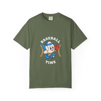 Image 1 of Baseball Time T-Shirt — Vintage Cartoon Batter Tee