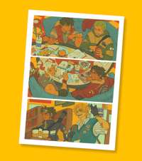 ONE PIECE Modern AU Print 