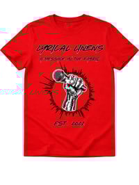 Image 1 of Lyrical Linens Logo Tee - RED