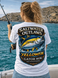 Image 3 of Yellowfin – Saltwater Outlaws Tee | Gator Mob Outfitters