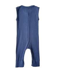 Image 2 of Kate Quinn Blue Sleeveless Romper-12-18m