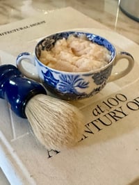 Image 1 of Chinoiserie Palo Santo Tallow Ladies Shaving Soap Set 