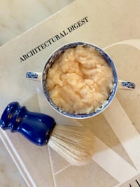 Image 2 of Chinoiserie Palo Santo Tallow Ladies Shaving Soap Set 