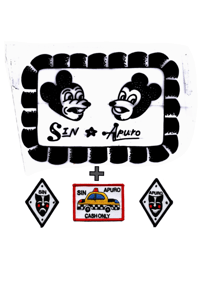 Image 1 of mickey tee + embroidery patches bundle