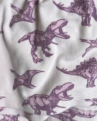 Image 4 of Kate Quinn Purple Dinosaur Dress- 3-6m