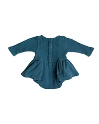 Image 2 of Kate Quinn Blue Onesie Dress-0-3m